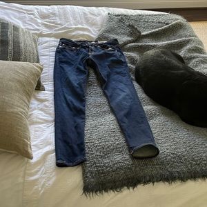 Jeans, darker blue wash, size 27